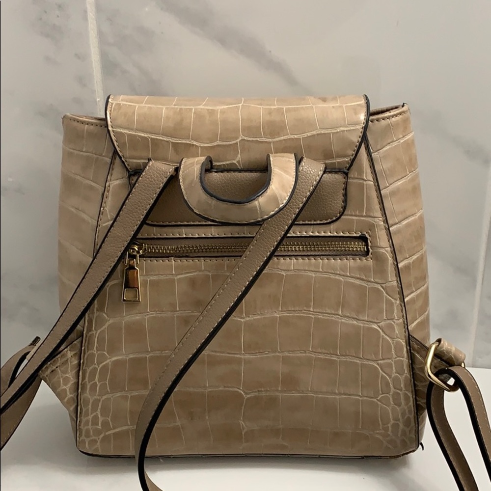 Crocodile Embossed Mini Backpack - image 3